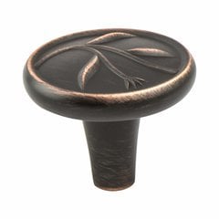 Art Nouveau 1-3/8 Inch Diameter Venetian Bronze Cabinet Knob Art Nouveau 1-3/8 Inch Diameter Venetian Bronze Cabinet Knob