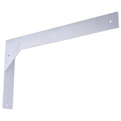 Titus Galvanized Vanity Bracket (Left) 18 Inches in Length Titus Galvanized Vanity Bracket (Left) 18 Inches in Length