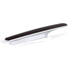 Code 3-3/4 Inch Center to Center Black Polished Chrome Cabinet Pull Code 3-3/4 Inch Center to Center Black Polished Chrome Cabinet Pull