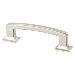 Hearthstone 3-3/4 Inch Center to Center Brushed Nickel Cabinet Pull Hearthstone 3-3/4 Inch Center to Center Brushed Nickel Cabinet Pull