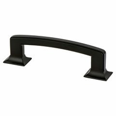 Hearthstone 3-3/4 Inch Center to Center Matte Black Cabinet Pull Hearthstone 3-3/4 Inch Center to Center Matte Black Cabinet Pull