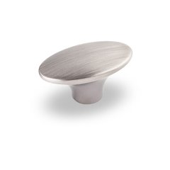 Hudson 1-7/8 Inch Diameter Bright Nickel Brushed with Dull Lacquer Cabinet Knob Hudson 1-7/8 Inch Diameter Bright Nickel Brushed with Dull Lacquer Cabinet Knob