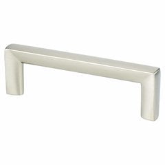 Metro 3-3/4 Inch Center to Center Brushed Nickel Cabinet Pull Metro 3-3/4 Inch Center to Center Brushed Nickel Cabinet Pull