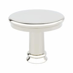 Dierdra 1-7/16 Inch Length Polished Nickel Cabinet Knob Dierdra 1-7/16 Inch Length Polished Nickel Cabinet Knob