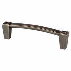 Connections 3-3/4 Inch Center to Center Venetian Bronze Cabinet Pull Connections 3-3/4 Inch Center to Center Venetian Bronze Cabinet Pull