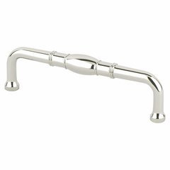 Designers Group 10 4 Inch Center to Center Polished Nickel Cabinet Pull Designers Group 10 4 Inch Center to Center Polished Nickel Cabinet Pull