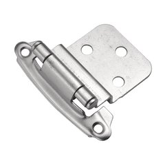 3/8" Inset Surface Mt. Hinge Pair Chromalux Self Close 3/8" Inset Surface Mt. Hinge Pair Chromalux Self Close