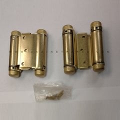 3029-3 3 inch Double Acting Mortise Spring Hinge - Satin Brass 3029-3 3 inch Double Acting Mortise Spring Hinge - Satin Brass
