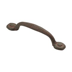Refined Rustic 3-3/4 Inch Center to Center Rustic Iron Cabinet Pull Refined Rustic 3-3/4 Inch Center to Center Rustic Iron Cabinet Pull