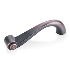 Duval 3-3/4 Inch Center to Center Dark Brushed Antique Copper Cabinet Pull Duval 3-3/4 Inch Center to Center Dark Brushed Antique Copper Cabinet Pull