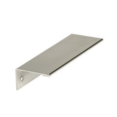 Edge Pulls 3-3/4 Inch Center to Center Polished Nickel Finger Pull Edge Pulls 3-3/4 Inch Center to Center Polished Nickel Finger Pull