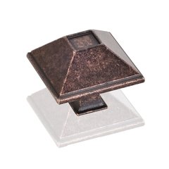 Tahoe 1-1/2 Inch Diameter Dark Machined Antique Copper Cabinet Knob Tahoe 1-1/2 Inch Diameter Dark Machined Antique Copper Cabinet Knob