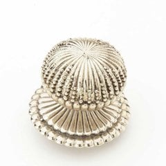 Sonata 1-1/4 Inch Diameter White Brass Cabinet Knob Sonata 1-1/4 Inch Diameter White Brass Cabinet Knob