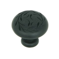 Meadow Brook 1-1/4 Inch Diameter Matte Black Cabinet Knob Meadow Brook 1-1/4 Inch Diameter Matte Black Cabinet Knob