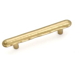 Merlot 3 Inch Center to Center Satin Brass Cabinet Pull Merlot 3 Inch Center to Center Satin Brass Cabinet Pull