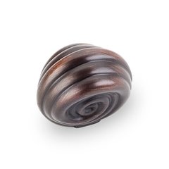 Lille 1-3/8 Inch Diameter Dark Brushed Antique Copper Cabinet Knob Lille 1-3/8 Inch Diameter Dark Brushed Antique Copper Cabinet Knob
