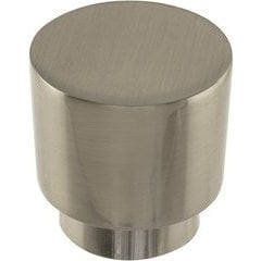 Tom Tom Knob 1-1/4" Dia Brushed Nickel Tom Tom Knob 1-1/4" Dia Brushed Nickel