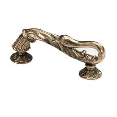 Swans 5 Inch Center to Center Monticello Silver Cabinet Pull Swans 5 Inch Center to Center Monticello Silver Cabinet Pull