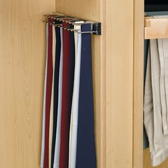 Chrome Tie Rack 3"W Chrome Tie Rack 3"W