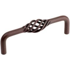 Orleans Wrought Iron -4 Inch cc - Pull -Natural Rust Orleans Wrought Iron -4 Inch cc - Pull -Natural Rust