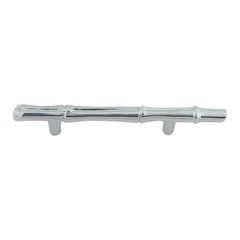 Bamboo 3 Inch Center to Center Polished Chrome Cabinet Pull Bamboo 3 Inch Center to Center Polished Chrome Cabinet Pull