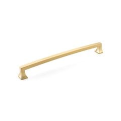 Menlo Park Appliance Pull 15 inch Center to Center Signature Satin Brass Menlo Park Appliance Pull 15 inch Center to Center Signature Satin Brass