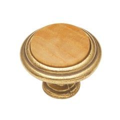 Woodgrain Knob 1-1/4 inch Diameter Oak Woodgrain Knob 1-1/4 inch Diameter Oak