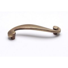 Sonata 3-3/4 Inch Center to Center Rustic Brushed Brass Cabinet Pull Sonata 3-3/4 Inch Center to Center Rustic Brushed Brass Cabinet Pull
