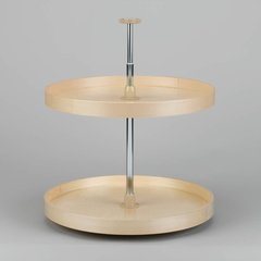 Full Circle Two Shelf Set 24 inch Diameter - Wood Full Circle Two Shelf Set 24 inch Diameter - Wood