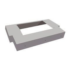 36 inch x 24-1/2 inch Rectangular Liner Silver Metallic 36 inch x 24-1/2 inch Rectangular Liner Silver Metallic