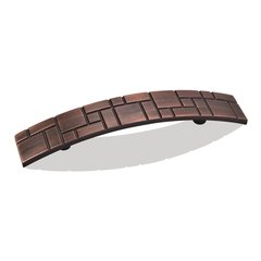 Breighton 3-3/4 Inch Center to Center Dark Brushed Antique Copper Cabinet Pull Breighton 3-3/4 Inch Center to Center Dark Brushed Antique Copper Cabinet Pull