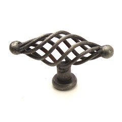 Saxon 2-3/4 Inch Diameter Wrought Iron Cabinet Knob Saxon 2-3/4 Inch Diameter Wrought Iron Cabinet Knob