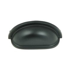 Princeton 3 Inch Center to Center Matte Black Cabinet Cup Pull Princeton 3 Inch Center to Center Matte Black Cabinet Cup Pull