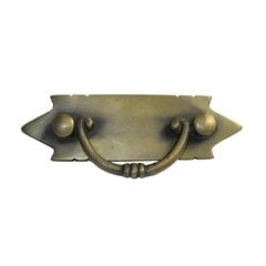 Bail Pulls 2-1/4 Inch Center to Center Unlacquered Antique Brass Cabinet Bail Pull Bail Pulls 2-1/4 Inch Center to Center Unlacquered Antique Brass Cabinet Bail Pull
