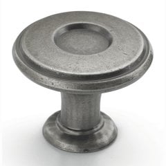 Porter 1-1/4 Inch Diameter Weathered Nickel Cabinet Knob Porter 1-1/4 Inch Diameter Weathered Nickel Cabinet Knob