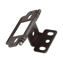 Full Inset Ball Tip Hinge-Wrought Iron-Sold Each Full Inset Ball Tip Hinge-Wrought Iron-Sold Each