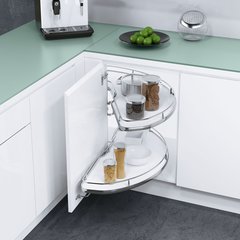 Cornerstone Blind Corner for 47-1/2 inch Cabinet RH White/Chrome Cornerstone Blind Corner for 47-1/2 inch Cabinet RH White/Chrome