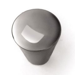 Delano 3/4 Inch Diameter Black Nickel Cabinet Knob Delano 3/4 Inch Diameter Black Nickel Cabinet Knob