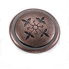 Cimarron 1-1/4 Inch Diameter Antique Copper Cabinet Knob Cimarron 1-1/4 Inch Diameter Antique Copper Cabinet Knob