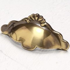 Montcalm Forged Solid Brass 3 Inch Center to Center Antique Light Polish Cabinet Pull Montcalm Forged Solid Brass 3 Inch Center to Center Antique Light Polish Cabinet Pull