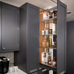 Pantry Frame 74-7/8 inch - 90-1/2 inch High Silver Pantry Frame 74-7/8 inch - 90-1/2 inch High Silver