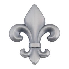 Fleur D'Lis 2-1/4 Inch Diameter Pewter Cabinet Knob Fleur D'Lis 2-1/4 Inch Diameter Pewter Cabinet Knob