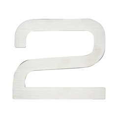 Paragon House Number Two Stainless Steel Paragon House Number Two Stainless Steel