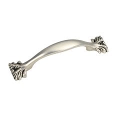 Ithica 3 Inch Center to Center Satin Antique Silver Cabinet Pull Ithica 3 Inch Center to Center Satin Antique Silver Cabinet Pull
