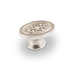 Odessa 1-3/4 Inch Diameter Satin Nickel Cabinet Knob Odessa 1-3/4 Inch Diameter Satin Nickel Cabinet Knob