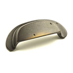 Whistler 3-1/2 Inch Center to Center Aged Bronze Cabinet Cup Pull Whistler 3-1/2 Inch Center to Center Aged Bronze Cabinet Cup Pull