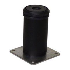 Camar 4 inch Como Leg Plate Mount-Flat Black Camar 4 inch Como Leg Plate Mount-Flat Black
