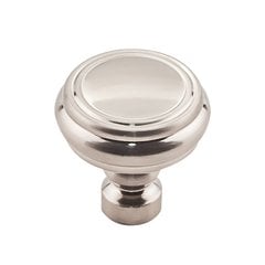 Devon Brixton Rimmed Knob 1 1/4 " Dia Brushed Satin Nickel Devon Brixton Rimmed Knob 1 1/4 " Dia Brushed Satin Nickel