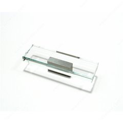Clear 5/8 Inch Center to Center Brushed Nickel,Clear Cabinet Pull Clear 5/8 Inch Center to Center Brushed Nickel,Clear Cabinet Pull
