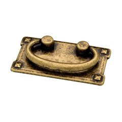 Mission 3 Inch Center to Center Antique Brass Cabinet Bail Pull Mission 3 Inch Center to Center Antique Brass Cabinet Bail Pull